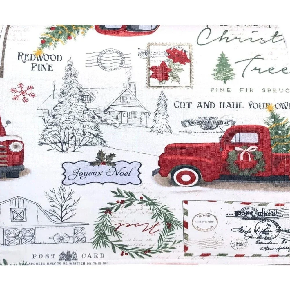 Printed Fabric Tablecloth,60